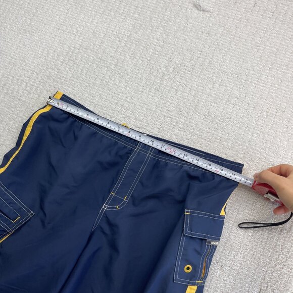 VTG Y2K Men’s O’Neil Surf Board Shorts Trunk 90s Blue / Yellow Grunge Blue Read - Picture 5 of 12